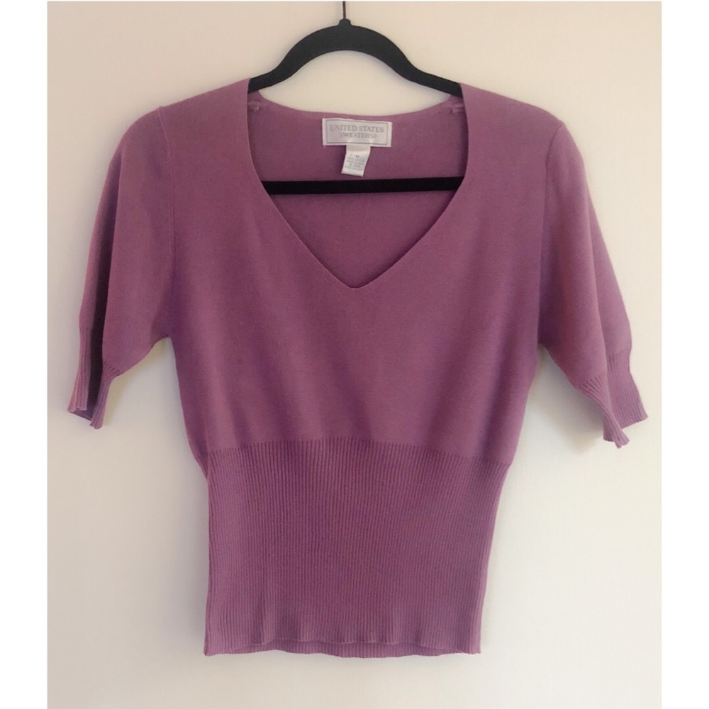 Vintage Short sleeve Sweater